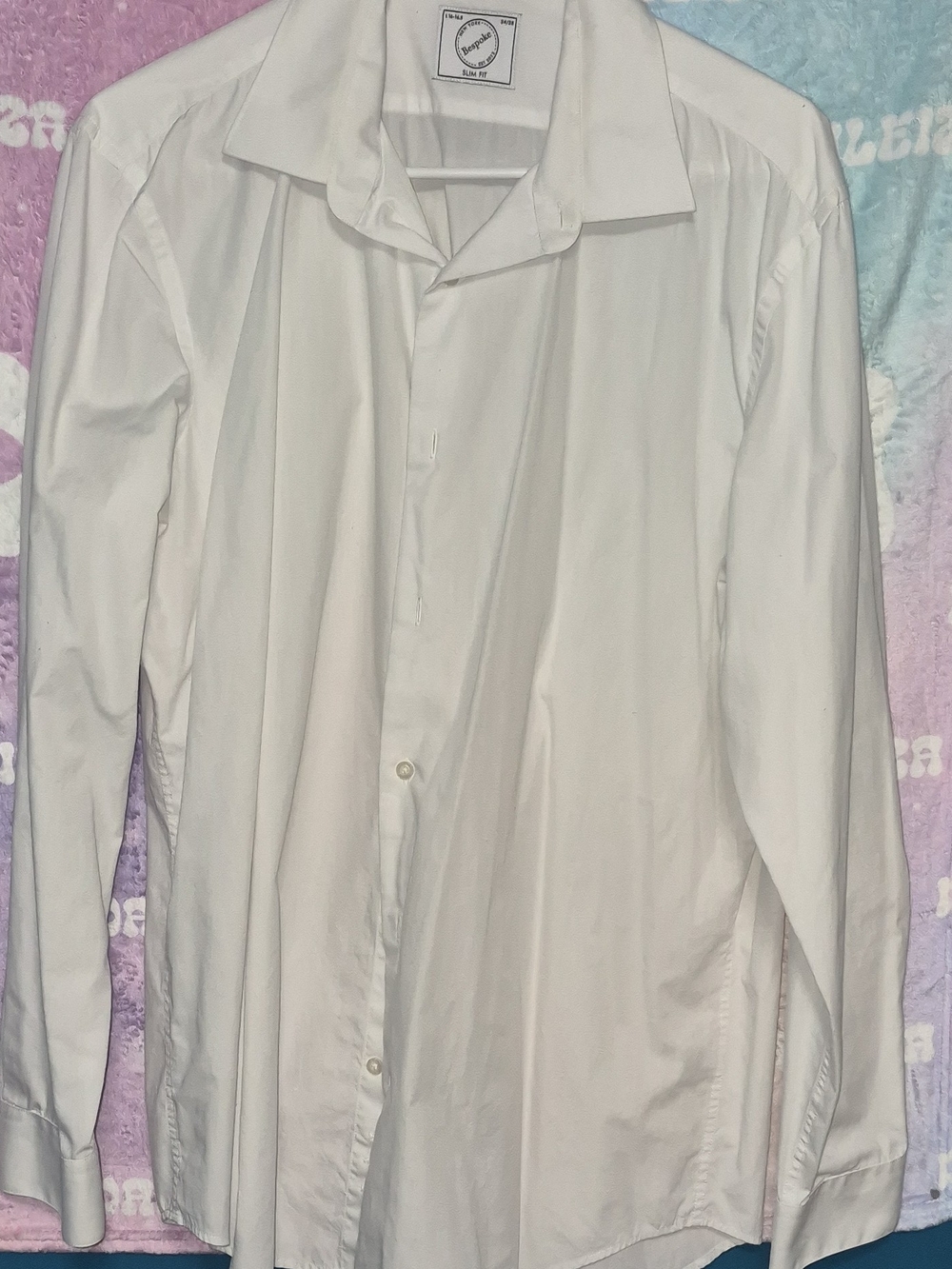 Bespoke Classic White Men's Dress Shirt